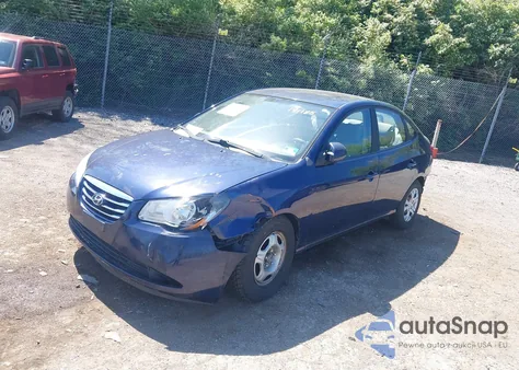 2010 Hyundai Elantra Blue из США, поврежденный, VIN KMHDU4AD8AU191185